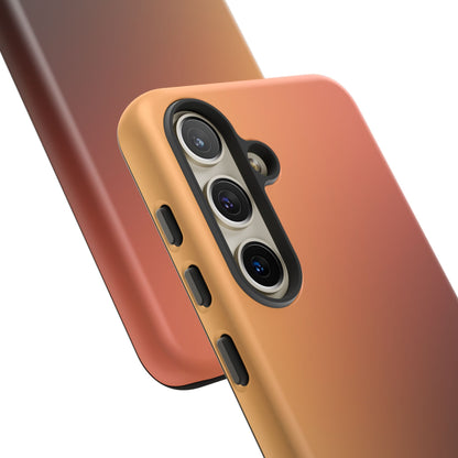Midnight Peach: Luxury Phone Case for Samsung Galaxy Phones