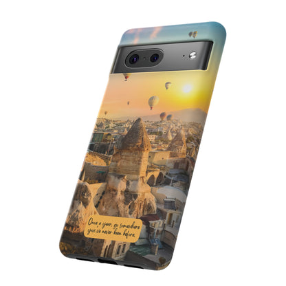 Cappadocia: Stunning travel-inspired phone case for iPhone, Samsung Galaxy and Pixel devices