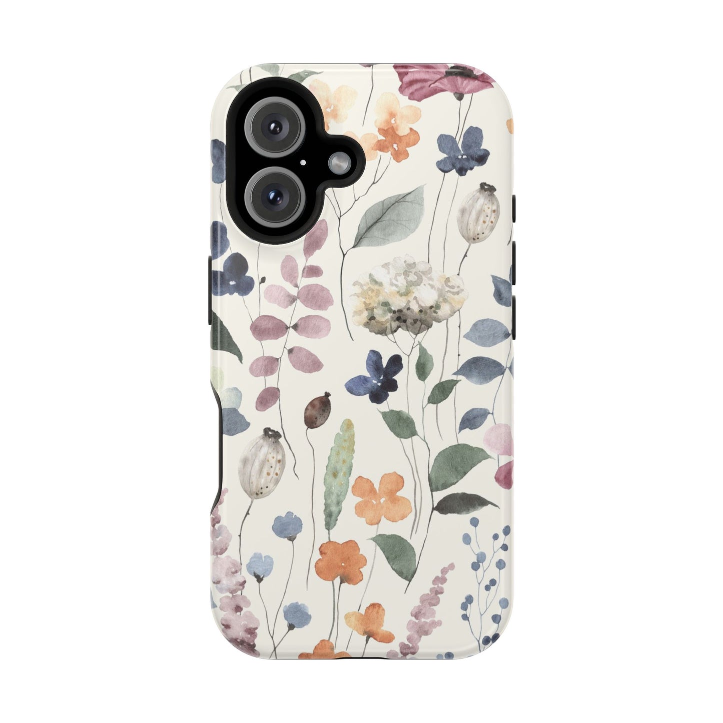 Floral prints phone case for iPhone (MagSafe version)