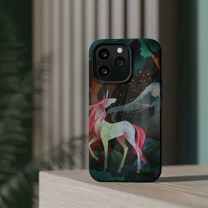 Fairy & Unicorn: Enchanted MagSafe Phone Case for iPhone