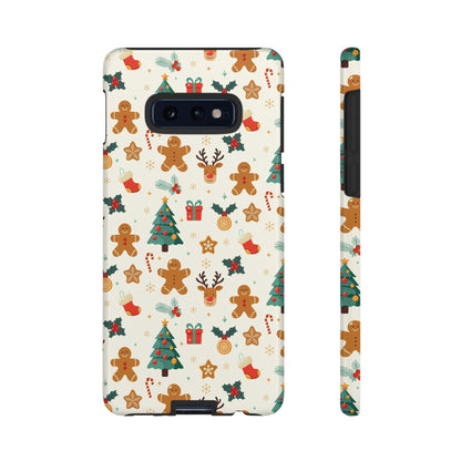 Gingerbread Holidays: Xmas-themed phone case for iPhone, Samsung and Google Pixel