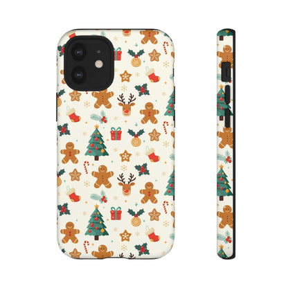 Gingerbread Holidays: Xmas-themed phone case for iPhone, Samsung and Google Pixel