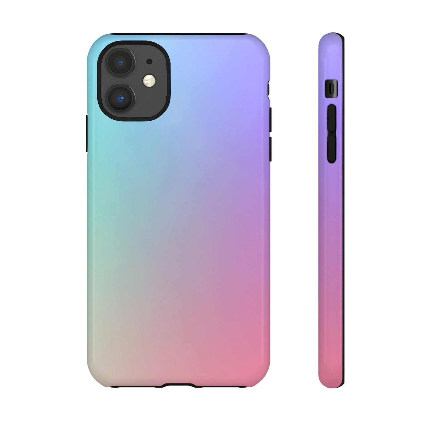 Cotton Candy: Quadcolor Pastel Gradient Tough Case for iPhone, Samsung Galaxy and Google Pixel devices