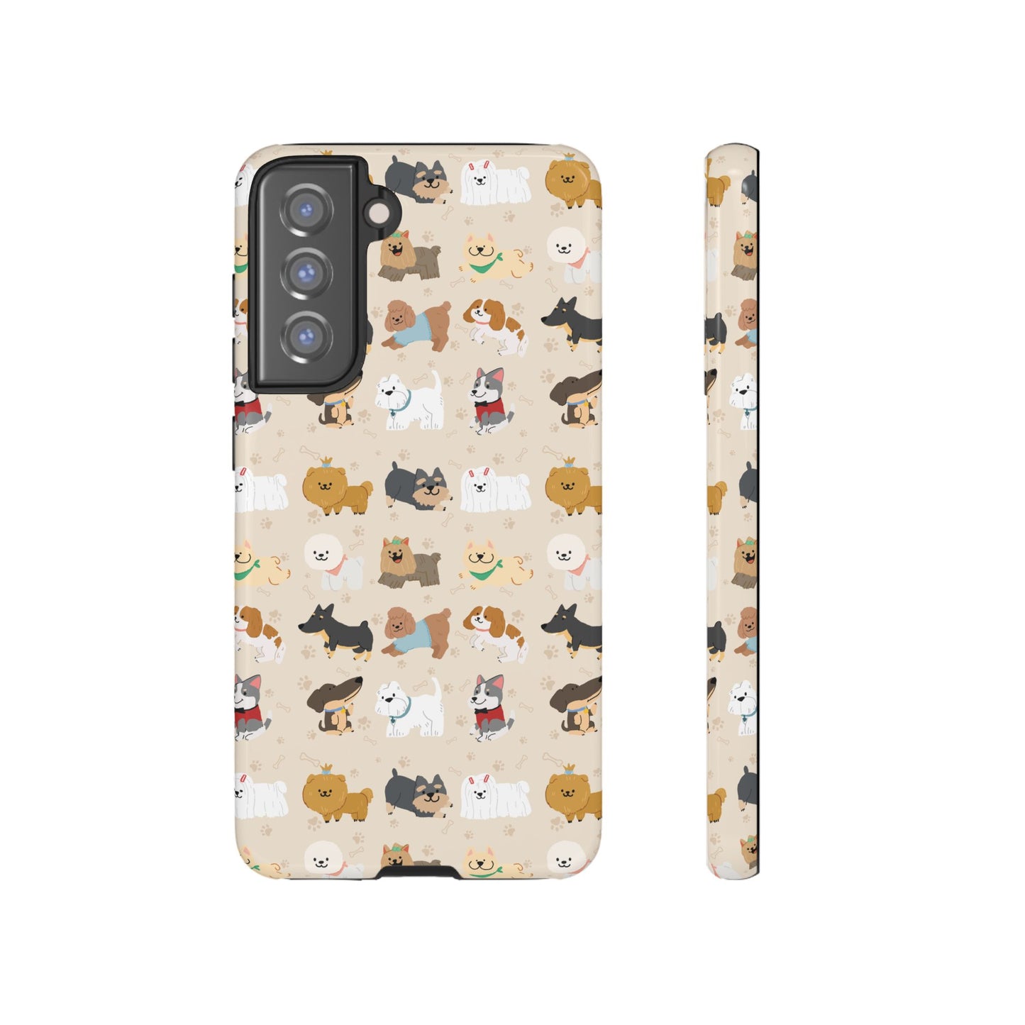 Cute Dogs: Tough Case for iPhone, Samsung Galaxy and Google Pixel devices