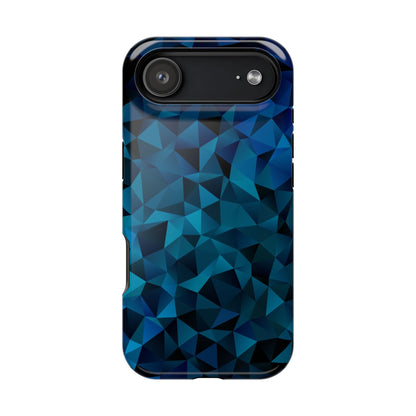Blue Diamonds (MagSafe version): Elegant phone case for iPhone