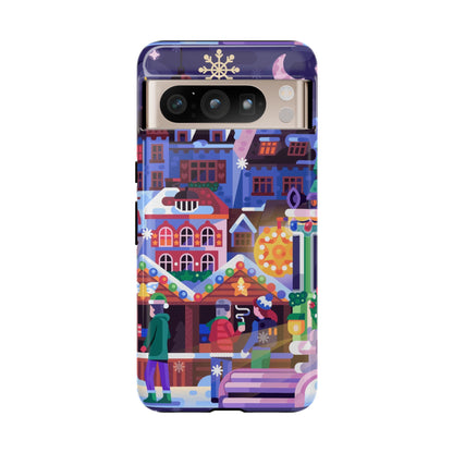 Christmas Fair in Old Town: Holiday-Themed case for iPhone, Samsung Galaxy and Google Pixel