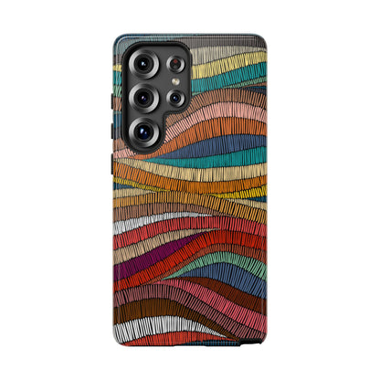 Threaded Harmony: Tapestry-inspired Phone Case for iPhone, Samsung Galaxy and Google Pixel devices