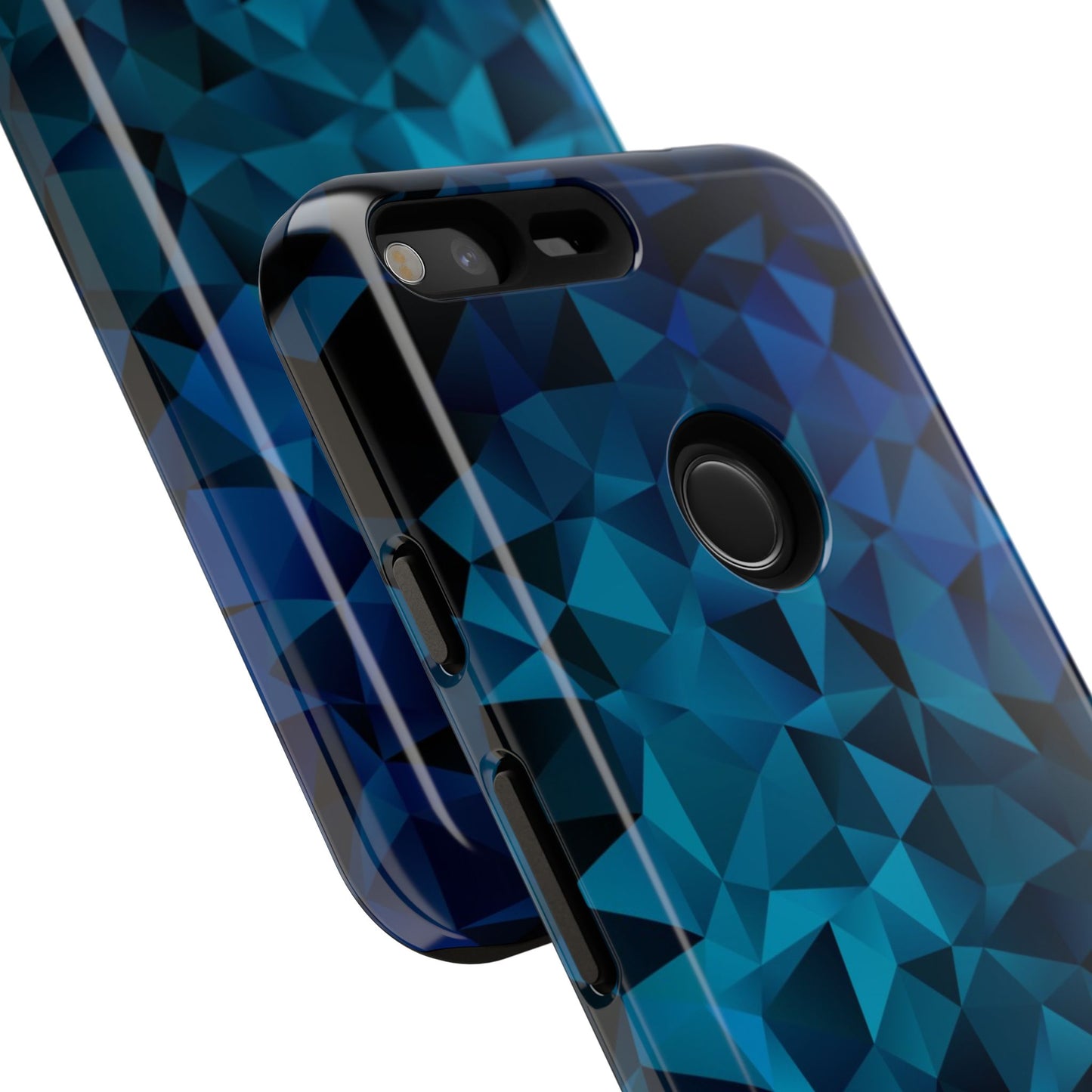 Blue Diamonds: Phone Case with Elegant Prints for iPhone, Samsung Galaxy and Google Pixel devices