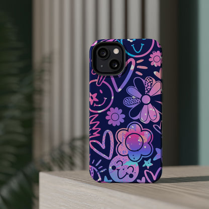 Live Inspired (MagSafe version): Purple Tough Case for iPhone