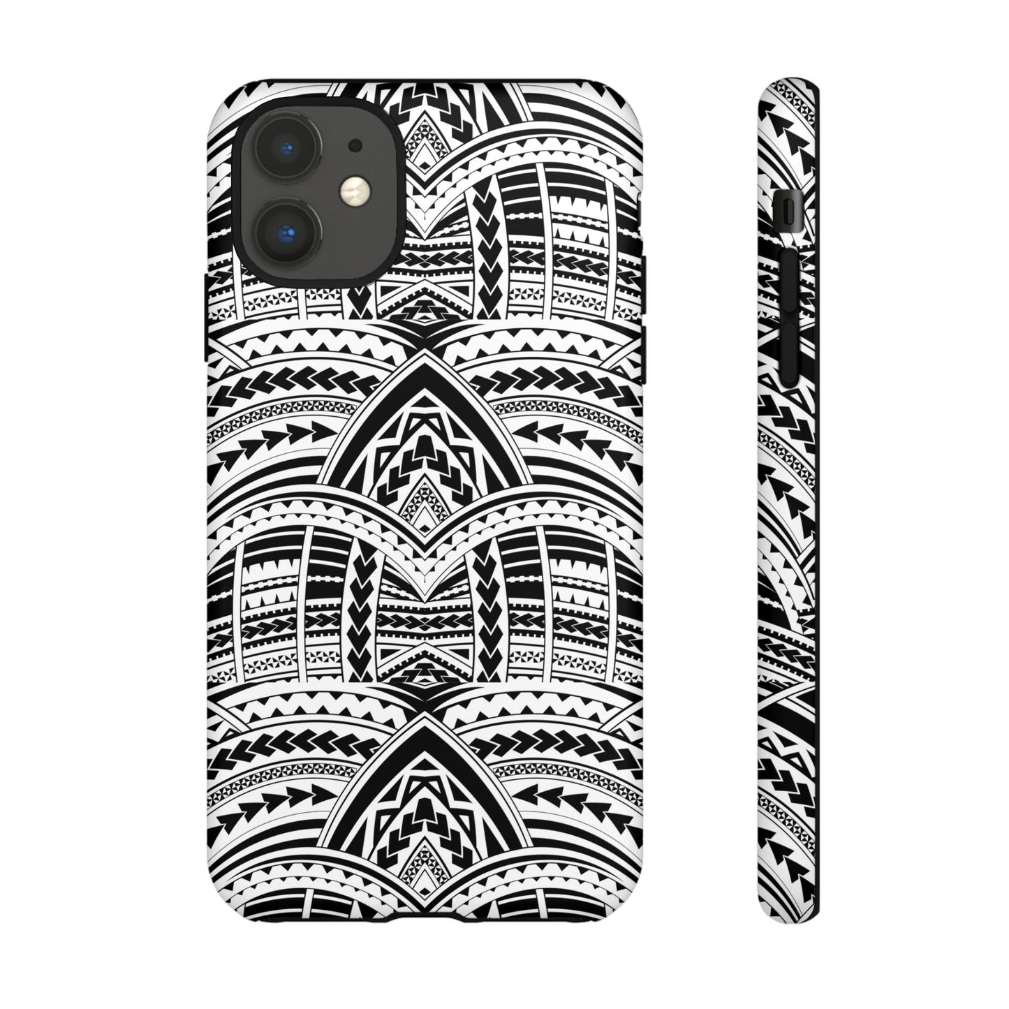 Tatoeage: telefoonhoesje met tribalpatroon voor iPhone, Samsung Galaxy en Google Pixel