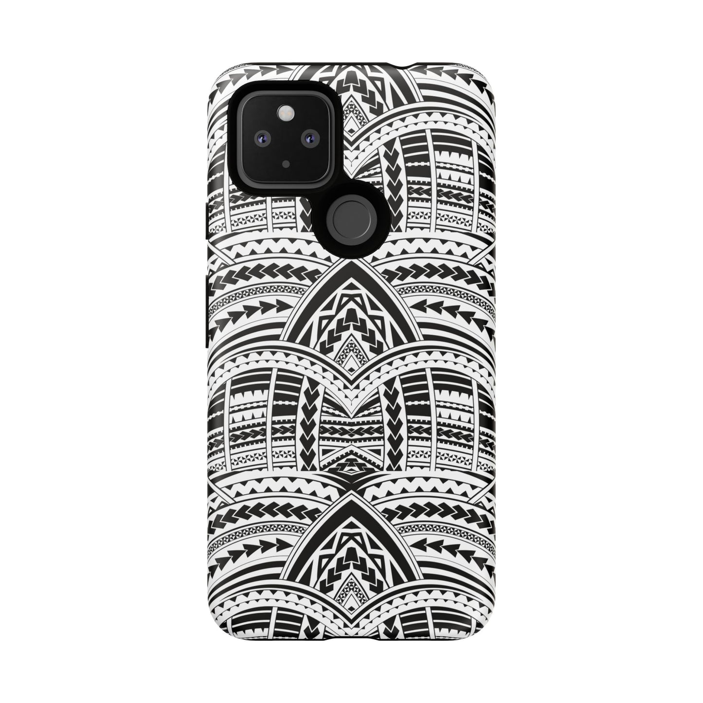 Tatoeage: telefoonhoesje met tribalpatroon voor iPhone, Samsung Galaxy en Google Pixel