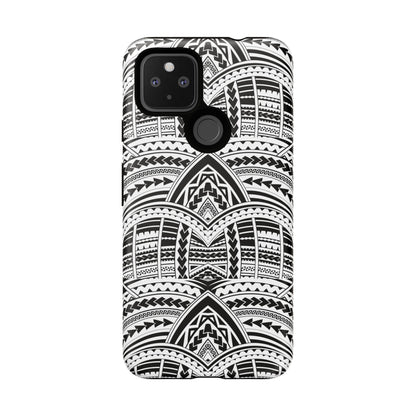 Tatoeage: telefoonhoesje met tribalpatroon voor iPhone, Samsung Galaxy en Google Pixel