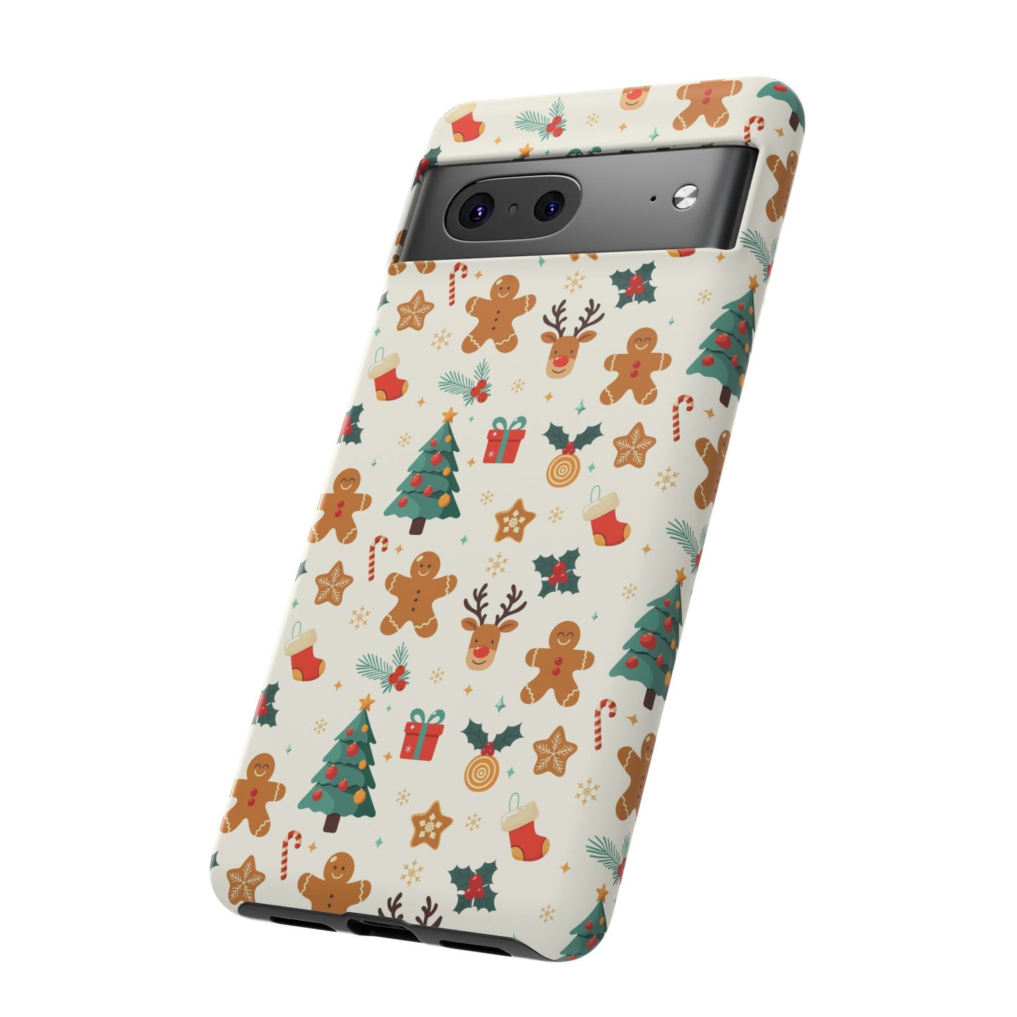 Gingerbread Holidays: Xmas-themed phone case for iPhone, Samsung and Google Pixel