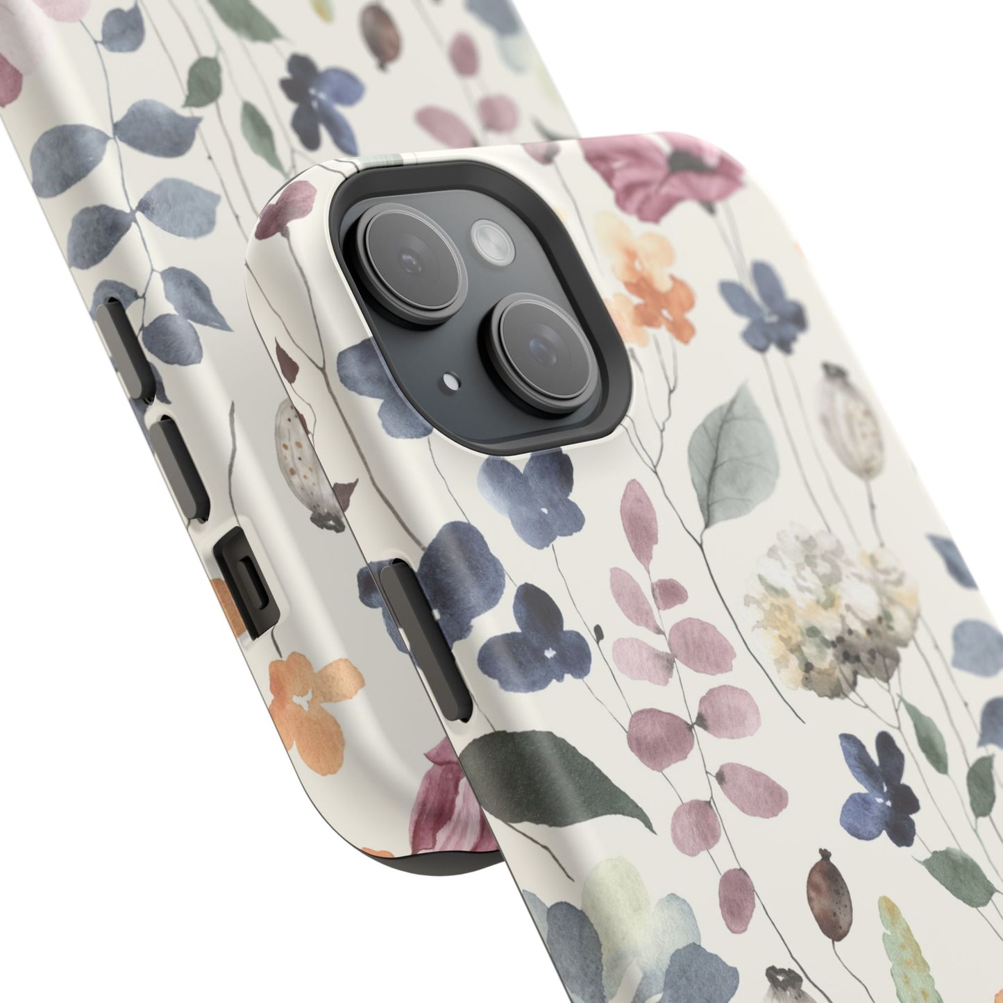 Floral prints phone case for iPhone (MagSafe version)