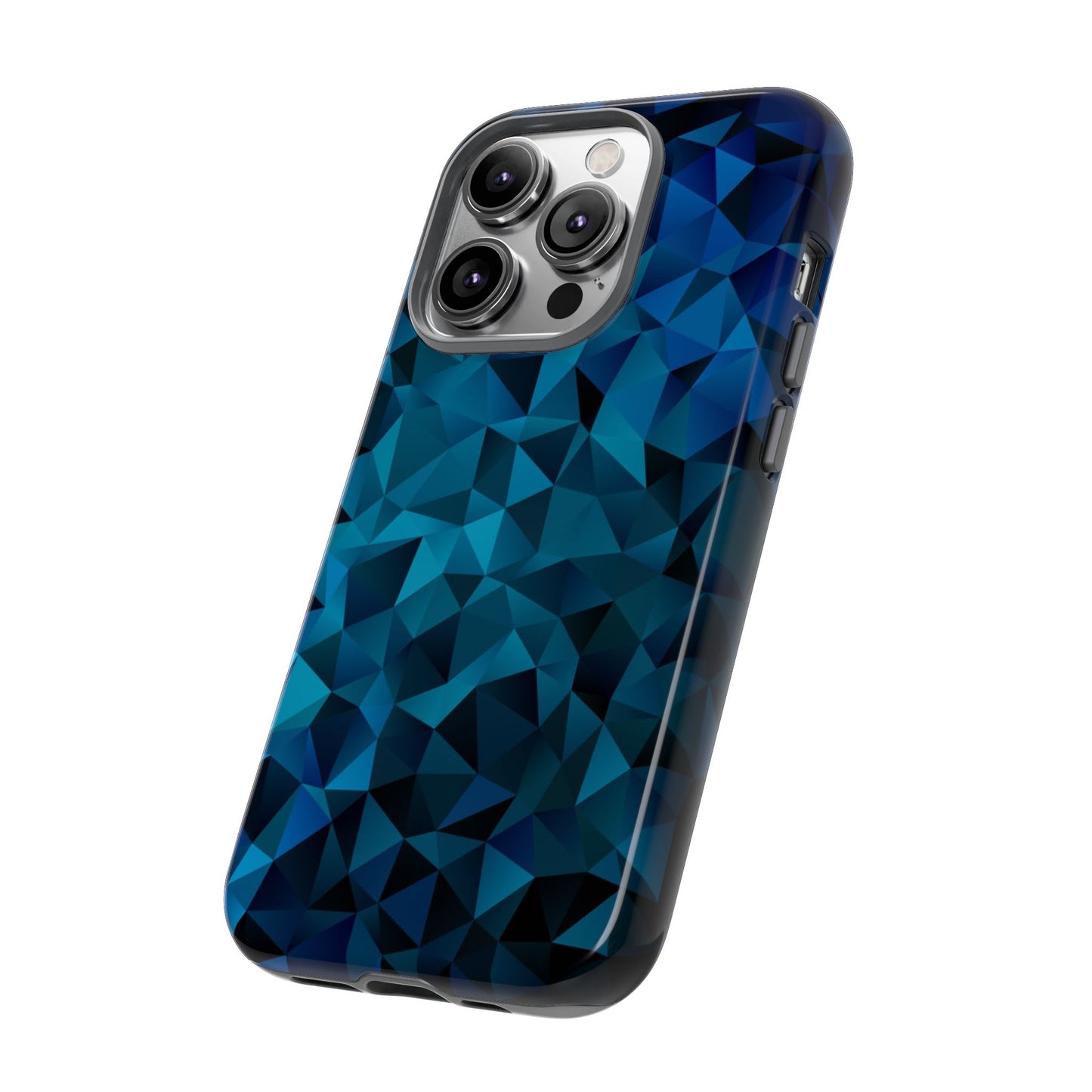 Blue Diamonds: Phone Case with Elegant Prints for iPhone, Samsung Galaxy and Google Pixel devices