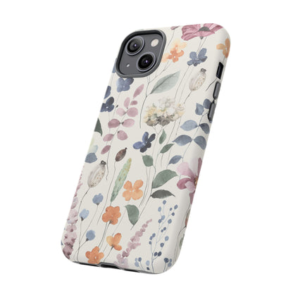 Floral Prints Phone Case for iPhone, Samsung Galaxy and Pixel devices