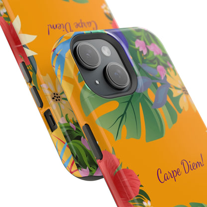 Carpe Diem: Colorful MagSafe Phone Case for iPhone