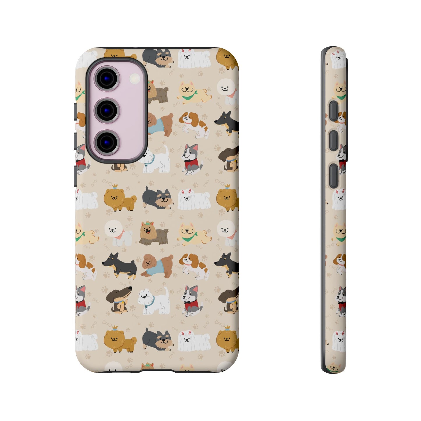 Cute Dogs: Tough Case for iPhone, Samsung Galaxy and Google Pixel devices