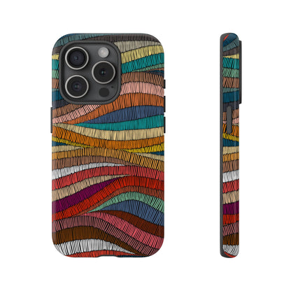 Threaded Harmony: Tapestry-inspired Phone Case for iPhone, Samsung Galaxy and Google Pixel devices