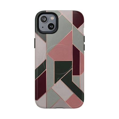 Geometric Luxe MagSafe Phone Case for iPhone