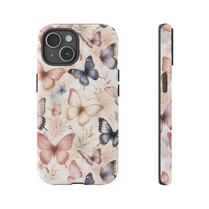 Butterfly Pastels Phone Case: Tough Case for iPhone and Samsung Galaxy devices