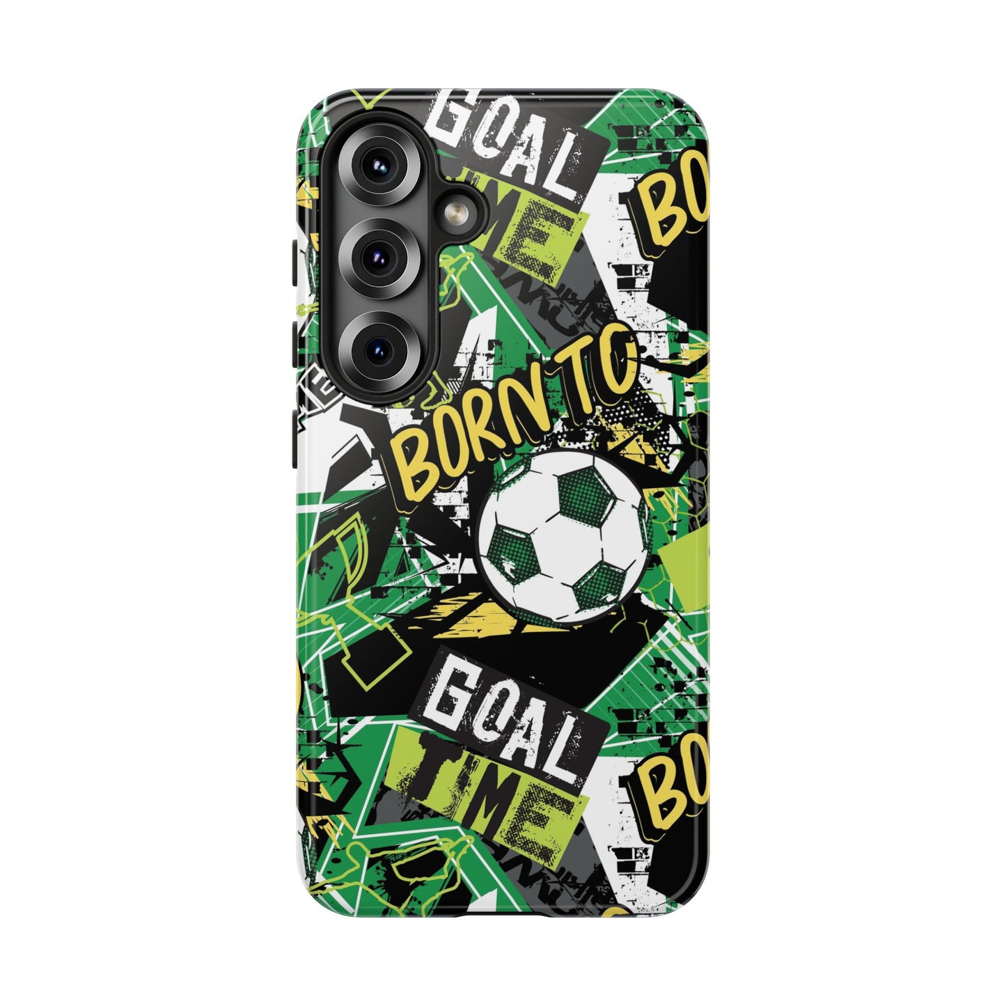 Born to Goal: Football-inspired phone case for iPhone and Samsung Galaxy