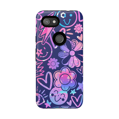 Live Inspired: Purple Tough Case for iPhone, Samsung Galaxy and Google Pixel devices