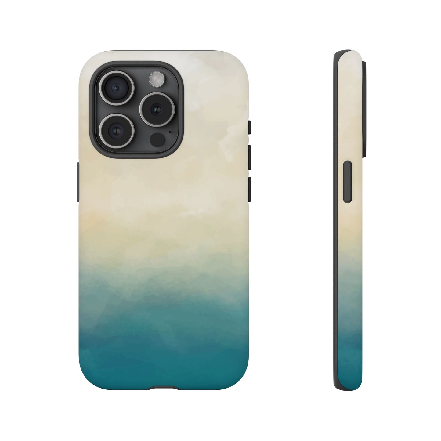 海と砂のグラデーションケース：iPhone、Galaxy、Google Pixelデバイス用ビーチ風スマホケース
