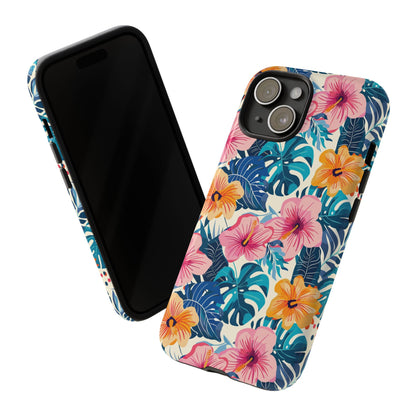 Hibiscus Bloom: Cute Floral Phone Case for iPhone, Samsung and Google Pixel