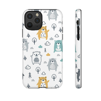 Bear Friends: Cute Phone Case for iPhone, Samsung Galaxy and Google Pixel devices