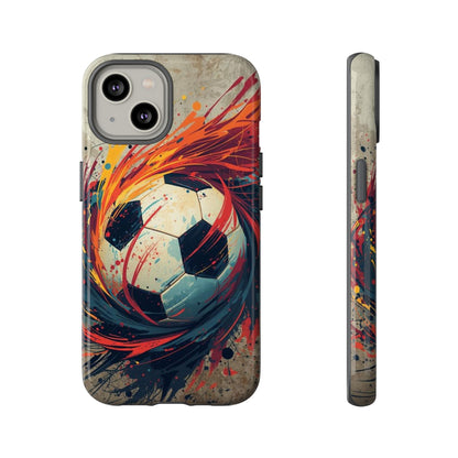 Football Swirl: Phone Case for iPhone, Samsung Galaxy and Google Pixel devices