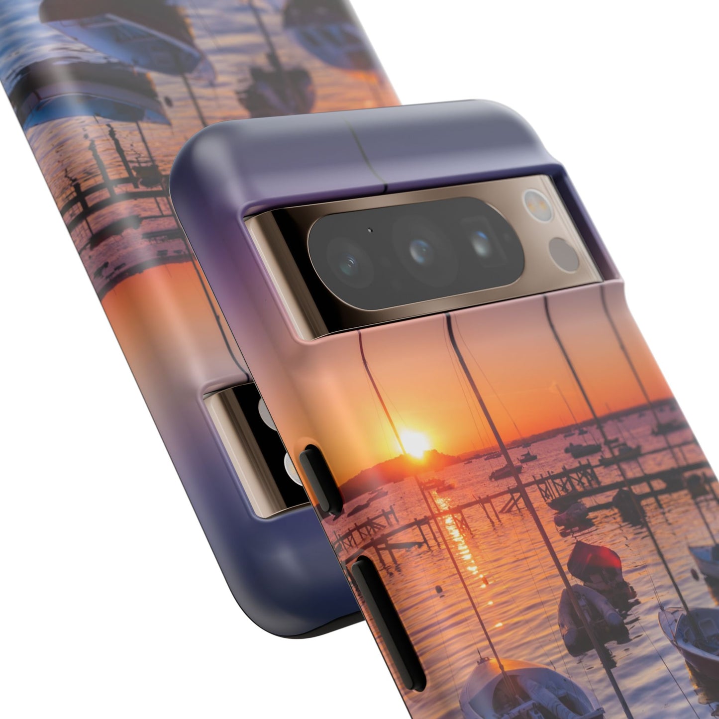 Fortune Favors the Bold: Sunset Sail Phone Case for iPhone, Samsung Galaxy and Google Pixel devices