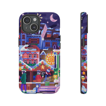 Christmas Fair in Old Town: Holiday-Themed case for iPhone, Samsung Galaxy and Google Pixel