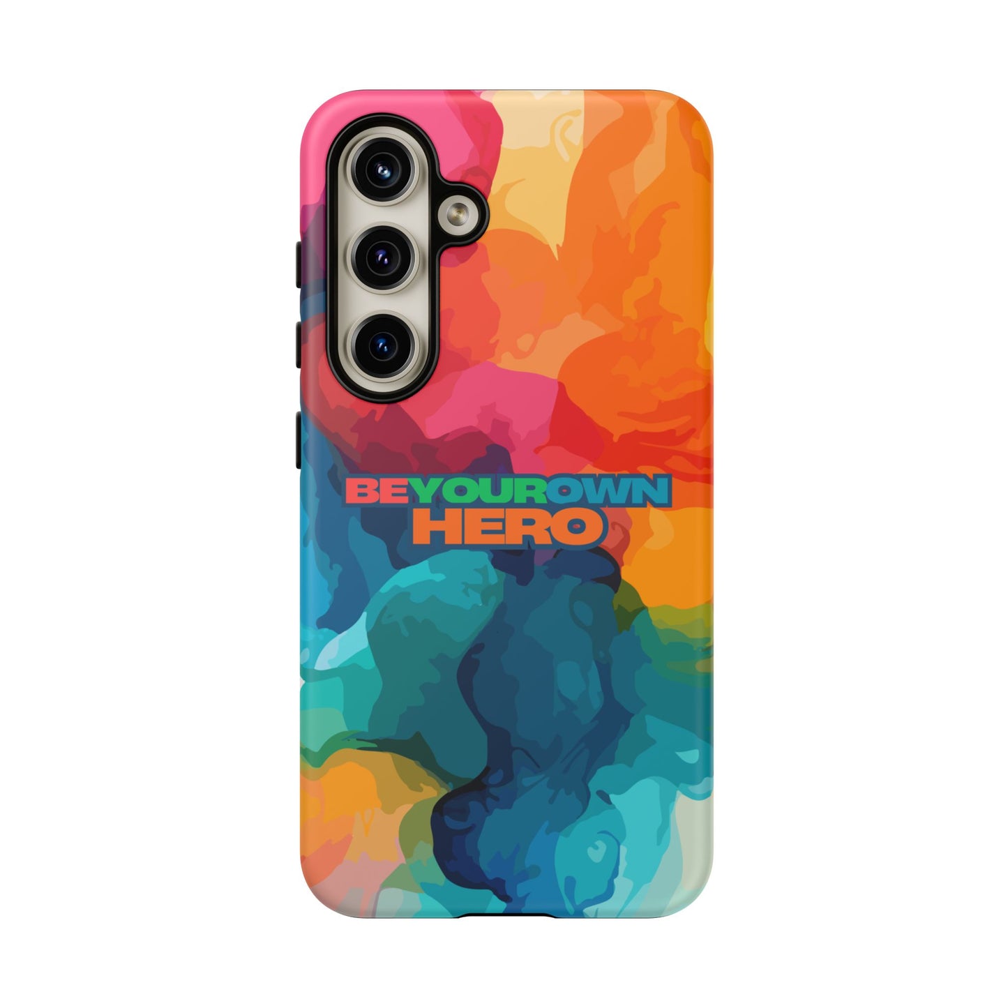 Be Your Own Hero: Inspiring Quote Phone Case for iPhone, Samsung Galaxy and Google Pixel