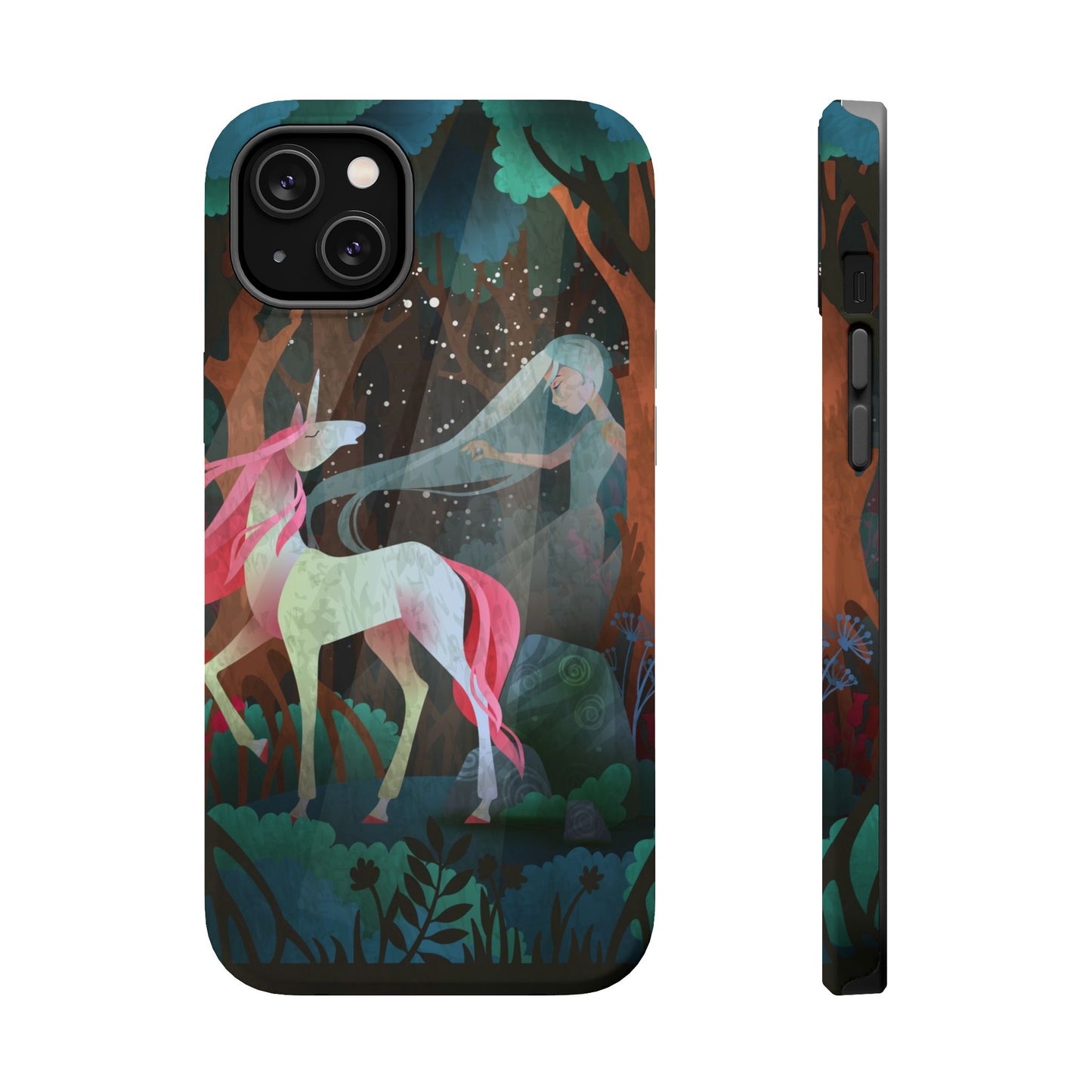 Fairy & Unicorn: Enchanted MagSafe Phone Case for iPhone