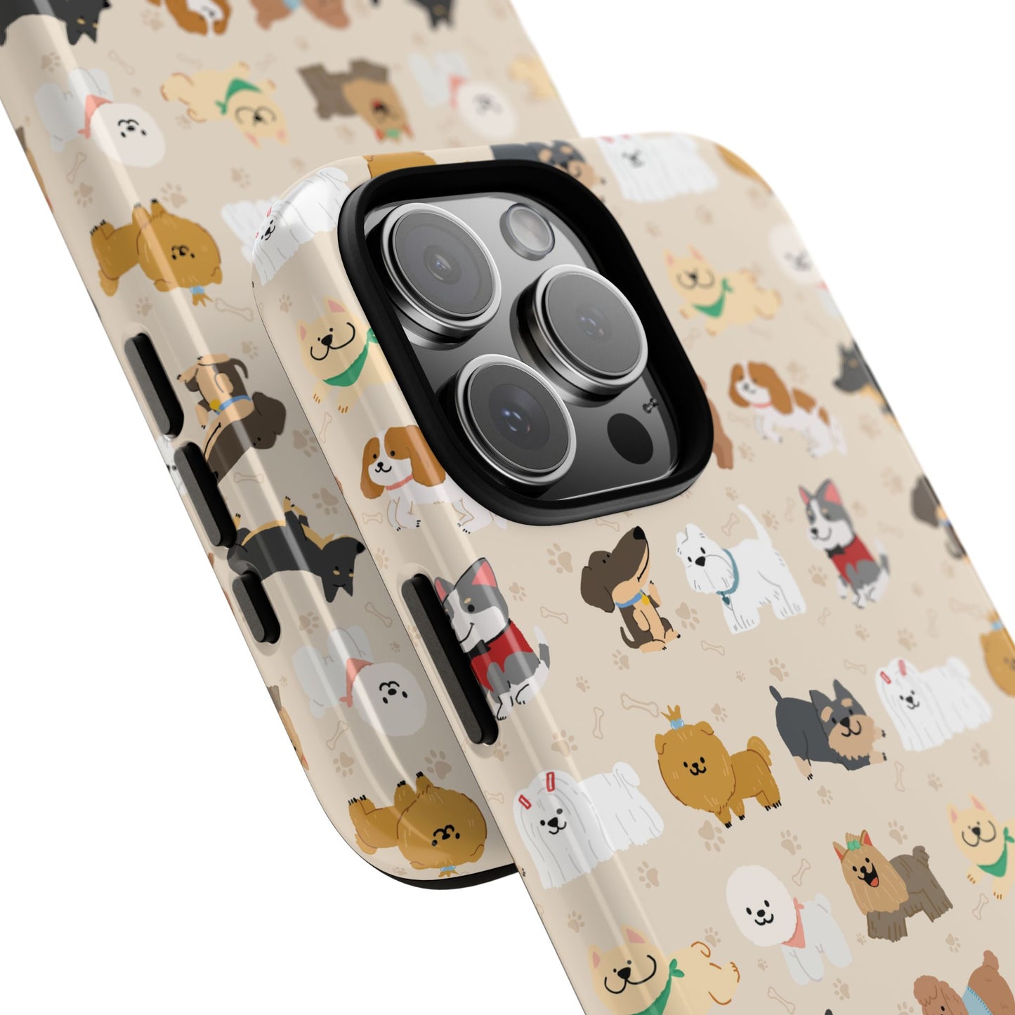 Cute Dogs: Tough Case for iPhone, Samsung Galaxy and Google Pixel devices