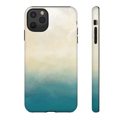 海と砂のグラデーションケース：iPhone、Galaxy、Google Pixelデバイス用ビーチ風スマホケース