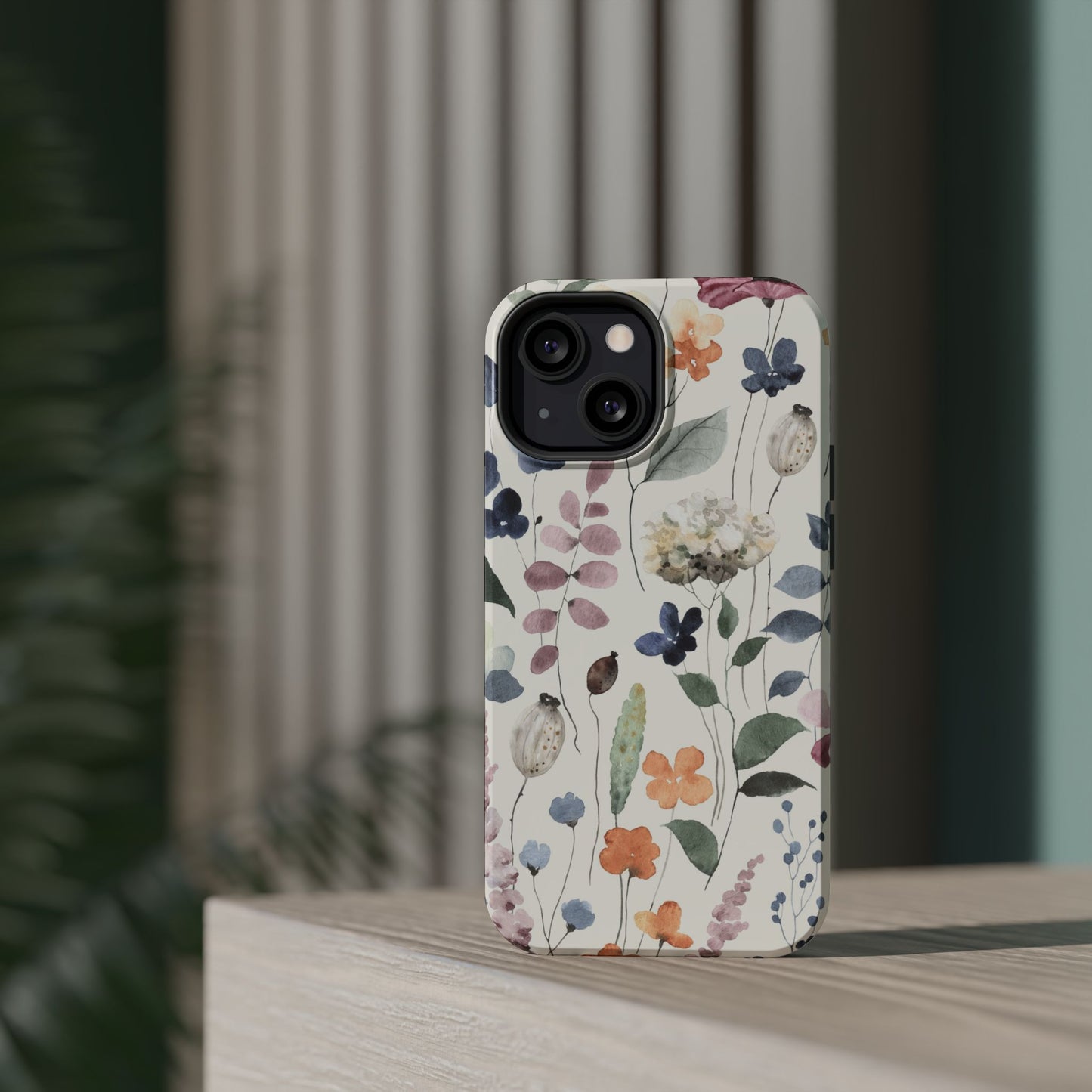Floral prints phone case for iPhone (MagSafe version)
