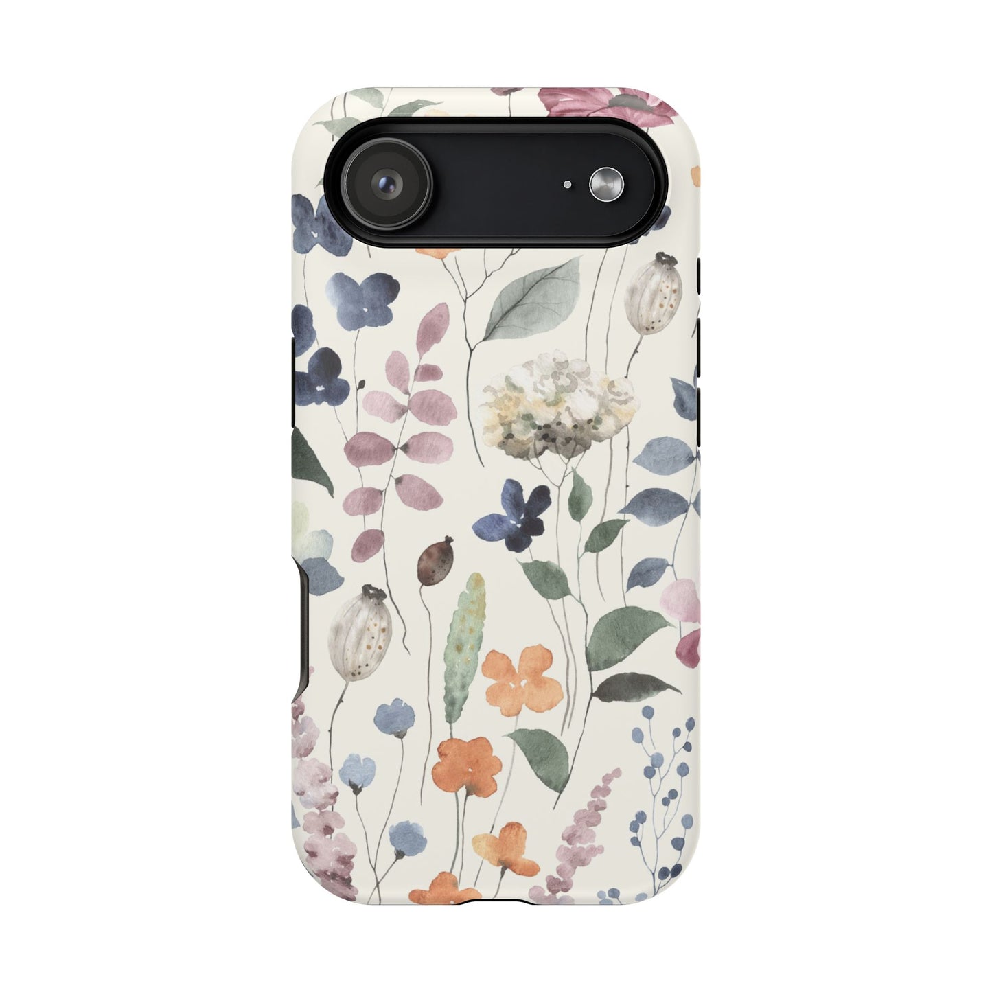 Floral prints phone case for iPhone (MagSafe version)