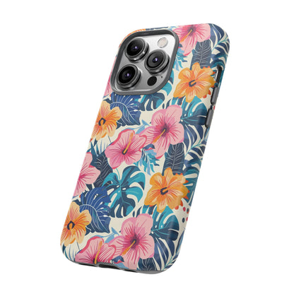 Hibiscus Bloom: Cute Floral Phone Case for iPhone, Samsung and Google Pixel
