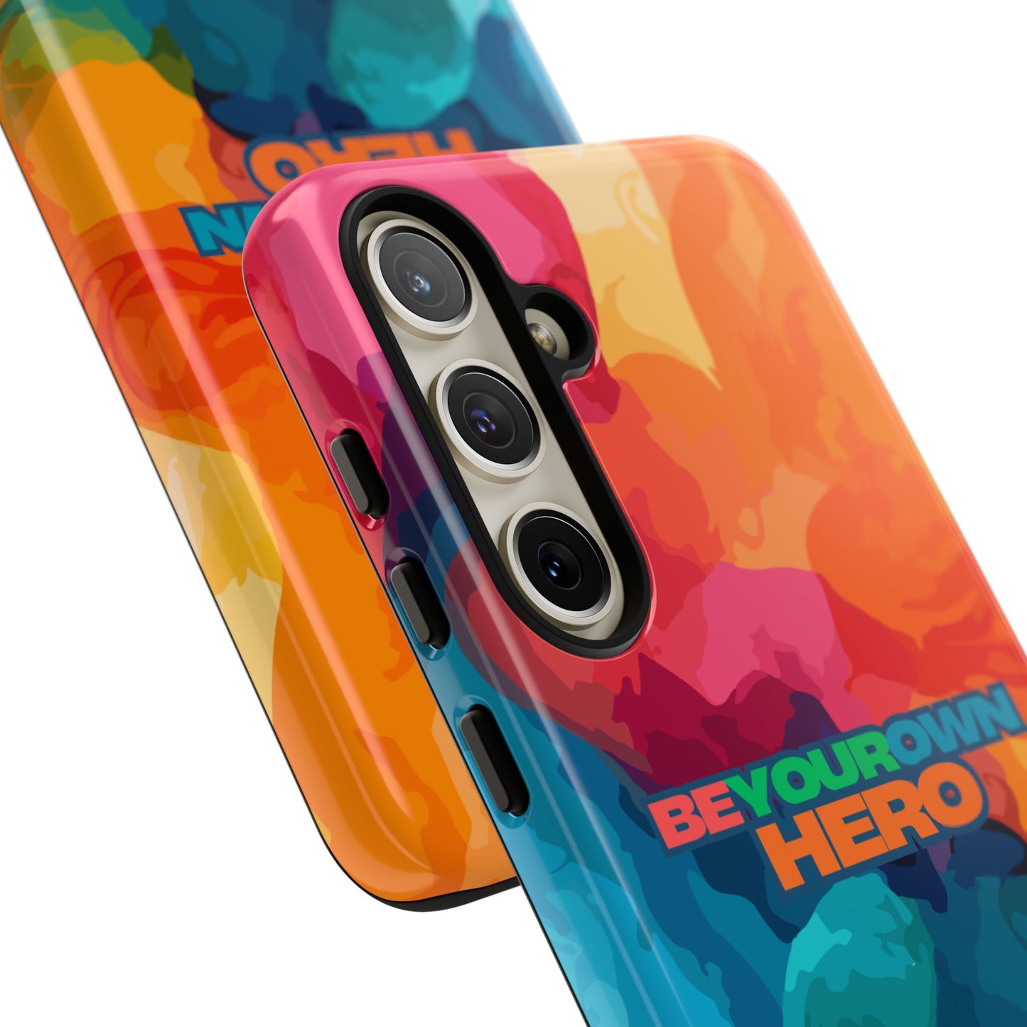 Be Your Own Hero: Inspiring Quote Phone Case for iPhone, Samsung Galaxy and Google Pixel