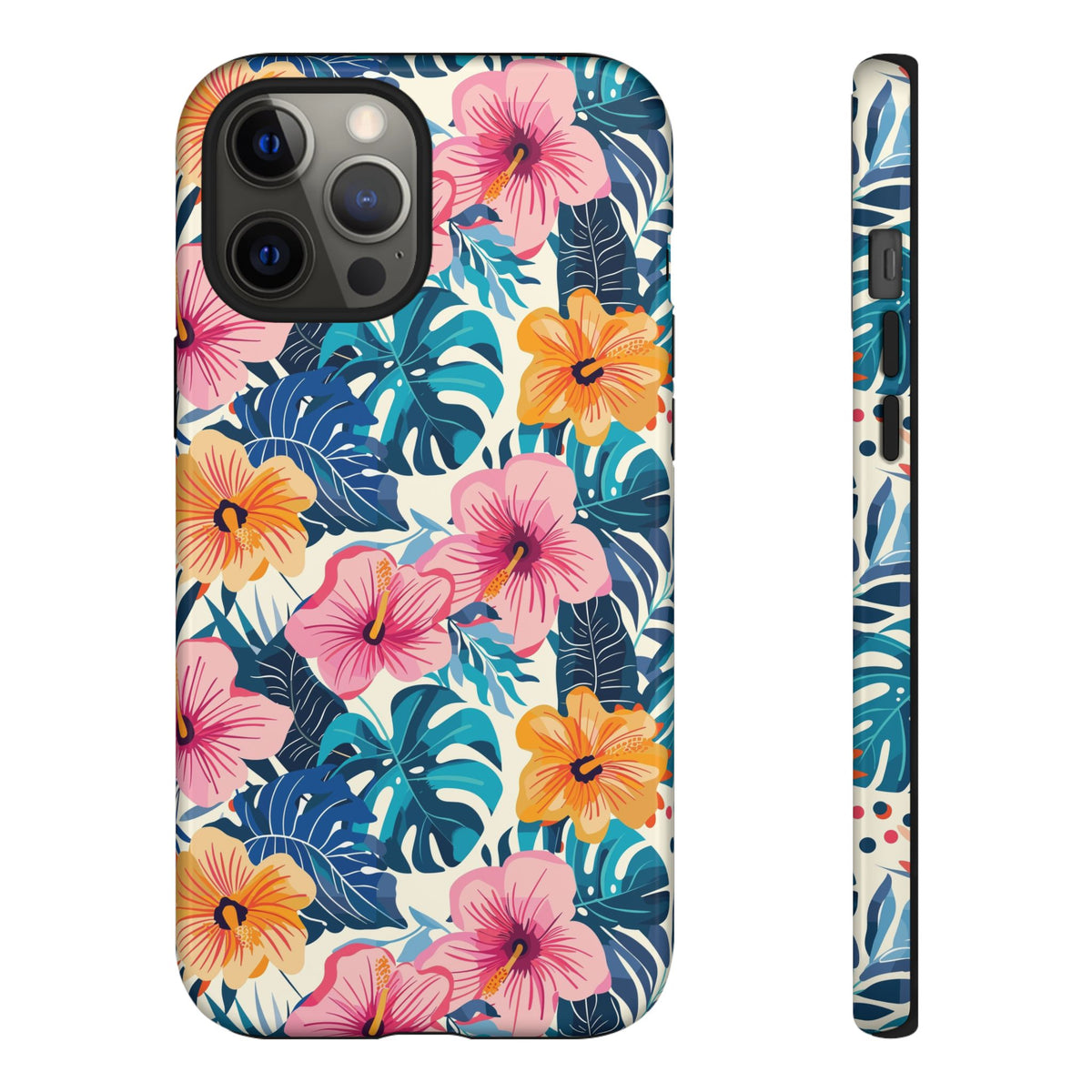Hibiscus Bloom: Cute Floral Phone Case for iPhone, Samsung and Google Pixel