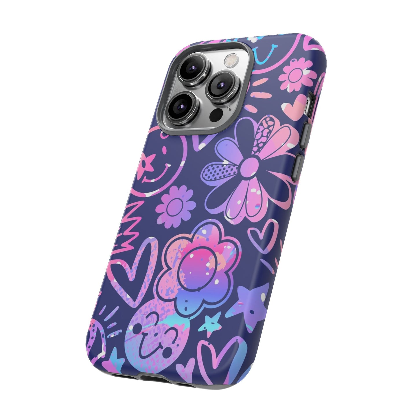 Live Inspired: Purple Tough Case for iPhone, Samsung Galaxy and Google Pixel devices