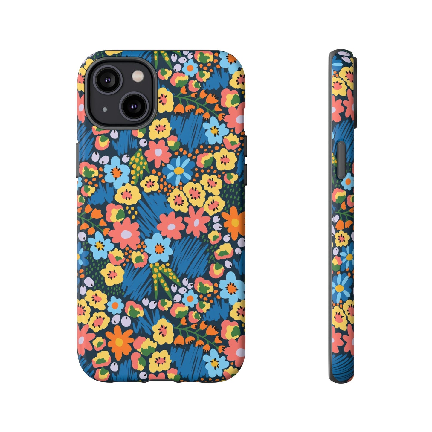 Bloom Burst: Color and Joy Themed Phone Case for iPhone, Samsung Galaxy and Google Pixel devices