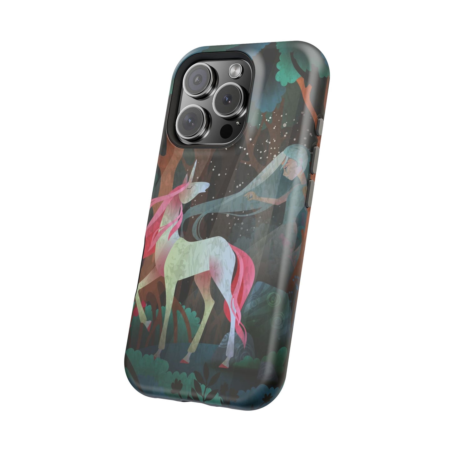 Fairy & Unicorn: Enchanted MagSafe Phone Case for iPhone