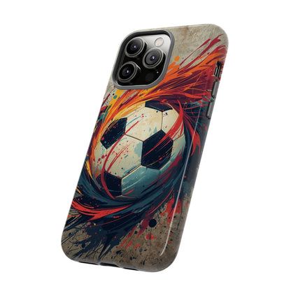 Football Swirl: Phone Case for iPhone, Samsung Galaxy and Google Pixel devices
