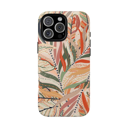 Terracotta Leaves Phone Case: Nature‑Inspired Art for iPhone, Samsung Galaxy and Google Pixel devices