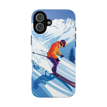 Glacier Rush: Ice Ski inspired phone case for iPhone, Samsung Galaxy and Google  Pixel devices