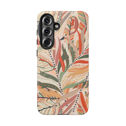 Terracotta Leaves Phone Case: Nature‑Inspired Art for iPhone, Samsung Galaxy and Google Pixel devices