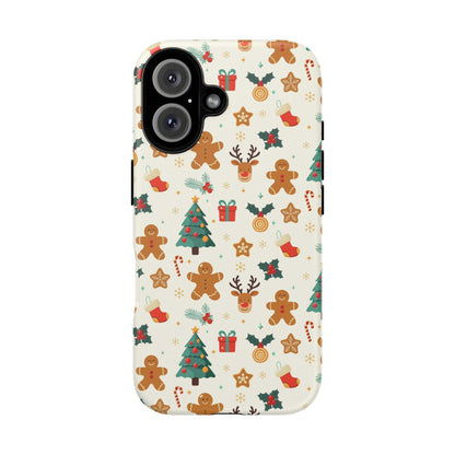 Gingerbread Holidays: Xmas-themed phone case for iPhone, Samsung and Google Pixel